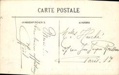 CPA Palais De Fontainebleau La Cour Des Adieux