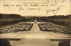 VINTAGE POSTCARD Castle Of Field Lace To the Frenchwoman