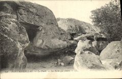 CPA Fontainebleau La Foret La Roche Qui Pleure