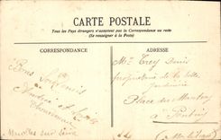 VINTAGE POSTCARD Maroilles cheese On the Seine Castle De Courcelles