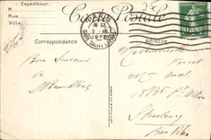 VINTAGE POSTCARD Palate of Fontainebleau View of the castle and the pond