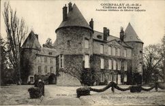 VINTAGE POSTCARD Courpalay Castle of the Barn Old residence of General Lafayette
