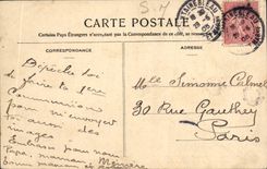 CPA Palais de Fontainebleau Chambre a Coucher de Napoleon 1er