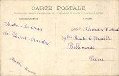 VINTAGE POSTCARD Castle Landon Holy Turn Andre