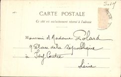 VINTAGE POSTCARD Eglise has 3 naves built on the hillock of Endows