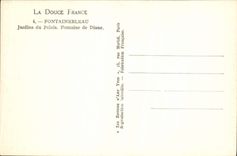 CPA Fontainebleau Jardins du palais Fontaine de Diane 