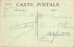 VINTAGE POSTCARD Palate of Fontainebleau Oval Court