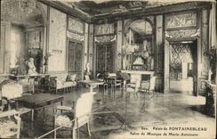 CPA Palais De Fontainebleau Salon De Musique De Marie Antoinette