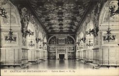 CPA Chateau De Fontainebleau Galerie Henri