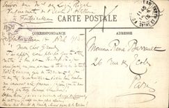 VINTAGE POSTCARD Castle De Fontainebleau Henri Gallery