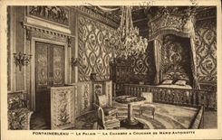 CPA Fontainebleau Le Palais La Chambre A Coucher De Marie Antoinette