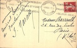 CPA Fontainebleau Le Palais La Chambre A Coucher De Marie Antoinette