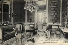 CPA Palais De Fontainebleau Cabinet De l'Abdication