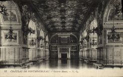 CPA Chateau De Fontainebleau Galerie Henri