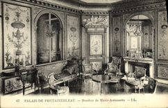 CPA Palais De Fontainebleau Boudoir De Marie Antoinettte