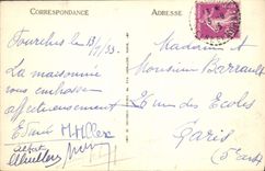 CPA Palais De Fontainebleau Boudoir De Marie Antoinettte