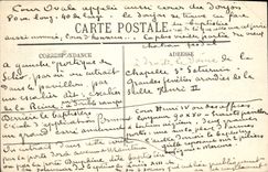 CPA Fontainebleau Le Palais Le Baptistere Et La Cour ovale