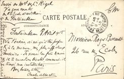 CPA Fontainebleau Le Palais Detail De La Tribune De La Chapelle