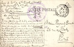 VINTAGE POSTCARD Palais De Fontainebleau Carries François 1st