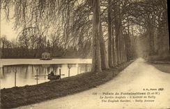 CPA Palais De Fontainebleau Le Jardin Anglais L'Avenue De Sully
