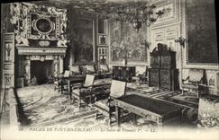 CPA Palais De Fontainebleau Le Salon De Francois 1er