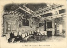 CPA Palais De Fontainebleau Salon De Louis XIII