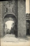 CPA Moret Sur Loing Entree Par La Porte De Samois Et La Grande Rue