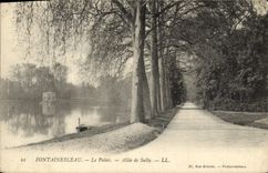 CPA Fontainebleau Le Palais Allee De Sully