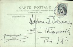 CPA Fontainebleau Le Palais Allee De Sully