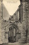 VINTAGE POSTCARD Larchant Western Gate Of the Church Matburin Saint