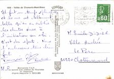 POSTAL MODERNA Valley De Chamonix Mont Blanc