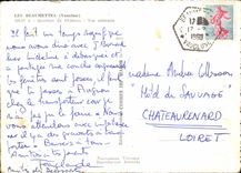 MODERN CARD Beaumettes District Of the Castle Seen air