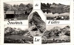 CPM Le Lac d'Allos Souvenir 