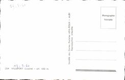 MODERN CARD Villefort