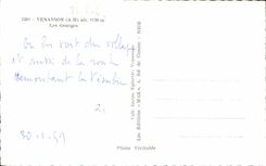 POSTAL MODERNA graneros de Venanson