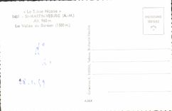 POSTAL MODERNA San Martín Vesubie el valle de Boreon