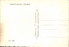 MODERN CARD Biarritz Belza Villa