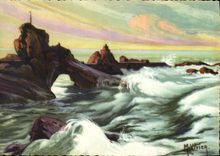 MODERN CARD Biarritz Rock of the Virgin
