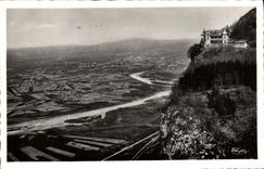 POSTAL MODERNA el castillo de Monnetier y Valle de Arve