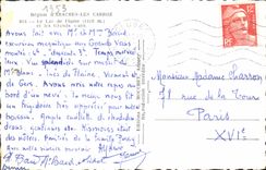 POSTAL MODERNA área D Araches Carroz el lago Flaine y grande las furgonetas