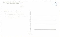 MODERN CARD Luchon Old people's home of France and the Peak of the Spade