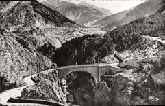 POSTAL MODERNA puente de Briançon de Asfeld y camino del Fort de las cabezas