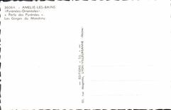 MODERN CARD Amelie les Bains throats of Mondony