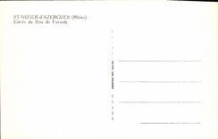 MODERN CARD St Nizier d' Azergues Entered of the Wood of Favardy