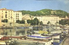 MODERN CARD Ajaccio the Port Boats