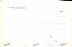 CPM Chateau de Versailles La Cour de marbre