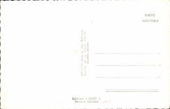 MODERN CARD Jullouville the beach and the dam Panorama View the beach