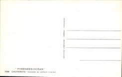 CPM Cauterets Cascade du Lutour 