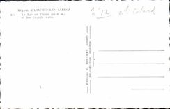 POSTAL MODERNA área de los arcos Carroz el lago Flaine y furgonetas grandes