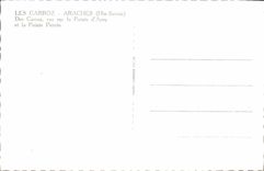 POSTAL MODERNA Carroz Araches de CArroz visto en el punto de Areu y del punto agujereado